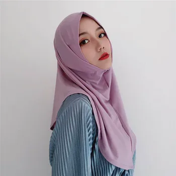 

2019 muslim full cover hijab extensions neck chest islamic instand shawl ready to wear hijabs niqab muslim inner hijab caps