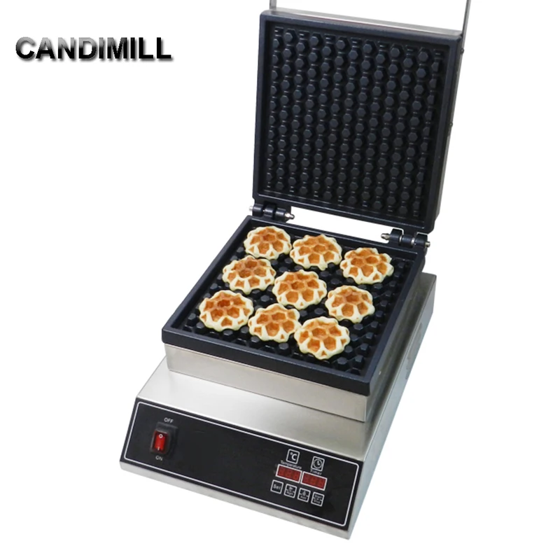 

Electric Honeycomb Shaped Waffle Making Machine Mini Waffles Pot Iron Non-Stick Muffin Baking Pan Snack Equipment
