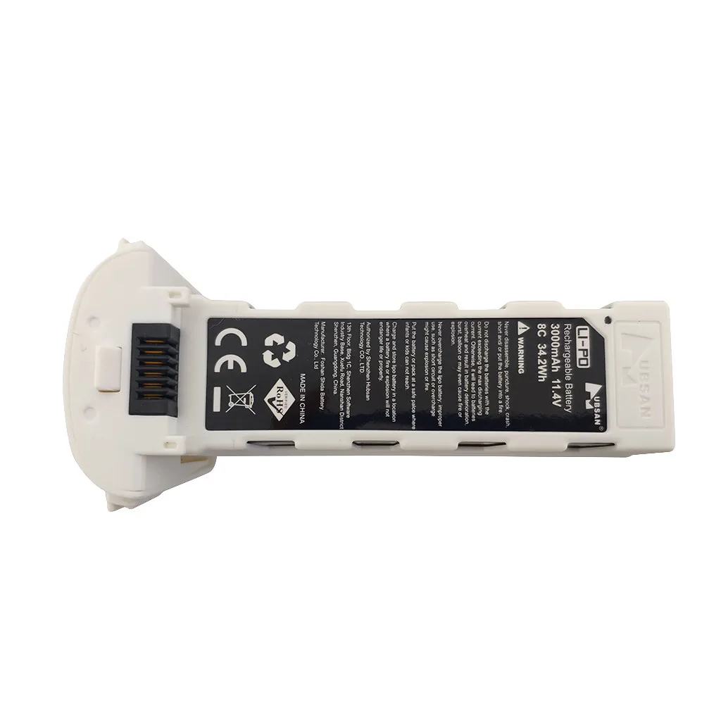 HIINST 2PCs11.4V 3100mAh Lipo батарея высокой емкости для Hubsan Zino H117S GPS RC Дрон высокого качества