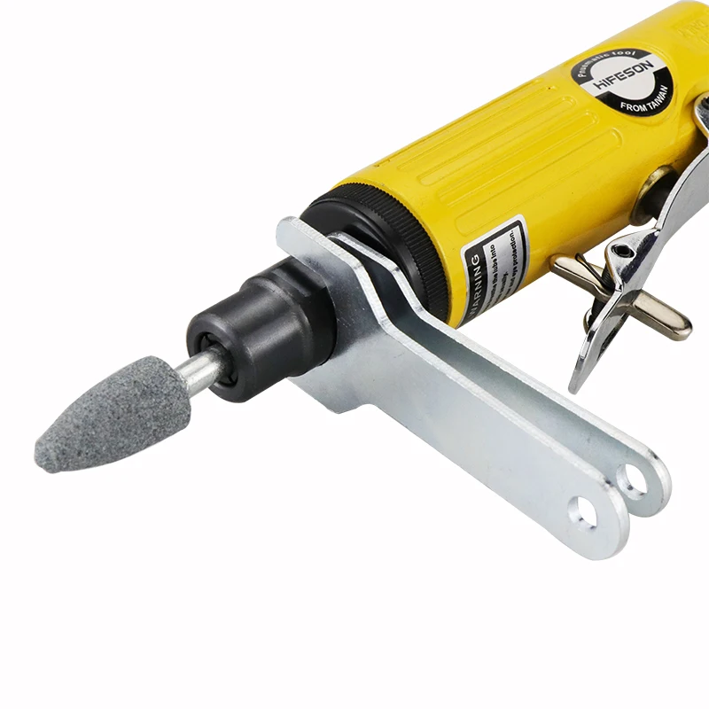 Grey Pneumatic 8029 1/4 Straight Die Grinder - 3mm/6mm Chuck, 0.11m³/min  Air Consumption