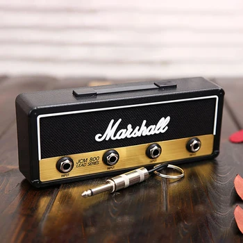 

Key Storage Marshall Guitar Keychain Holder Jack II Rack 2.0 Electric Hanging Key Rack Amp Vintage Amplifier JCM800 Standard