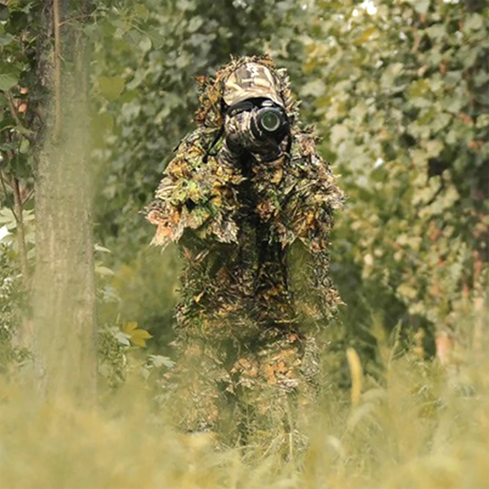 Лесной Камуфляж для охоты на оленя сталкинг одежда камуфляж CS Ghillie костюм подарок на день отца шутер сезон игра листва