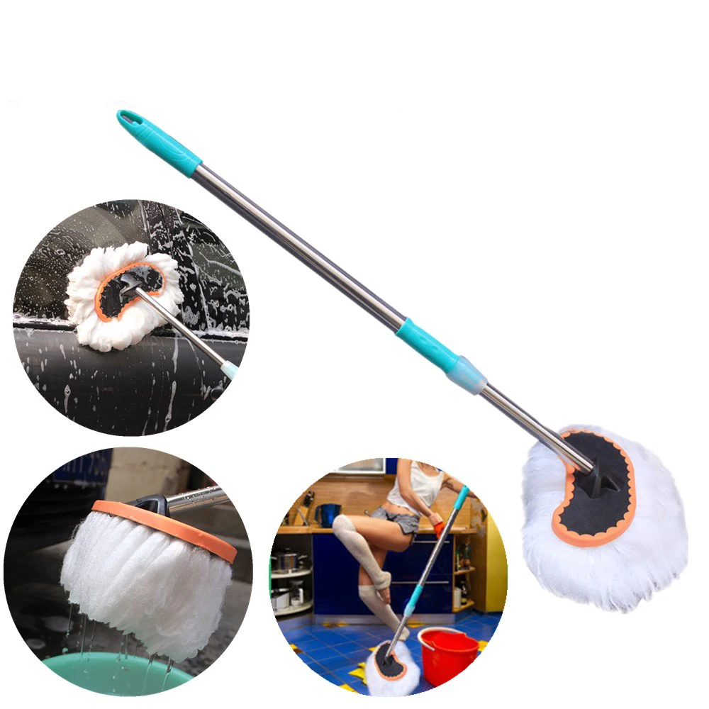 Extendable Handle Soft Car Duster Telescopic Car And Home Cleaning Duster Brush Mop Exterior Long Handle Cleaning Brush