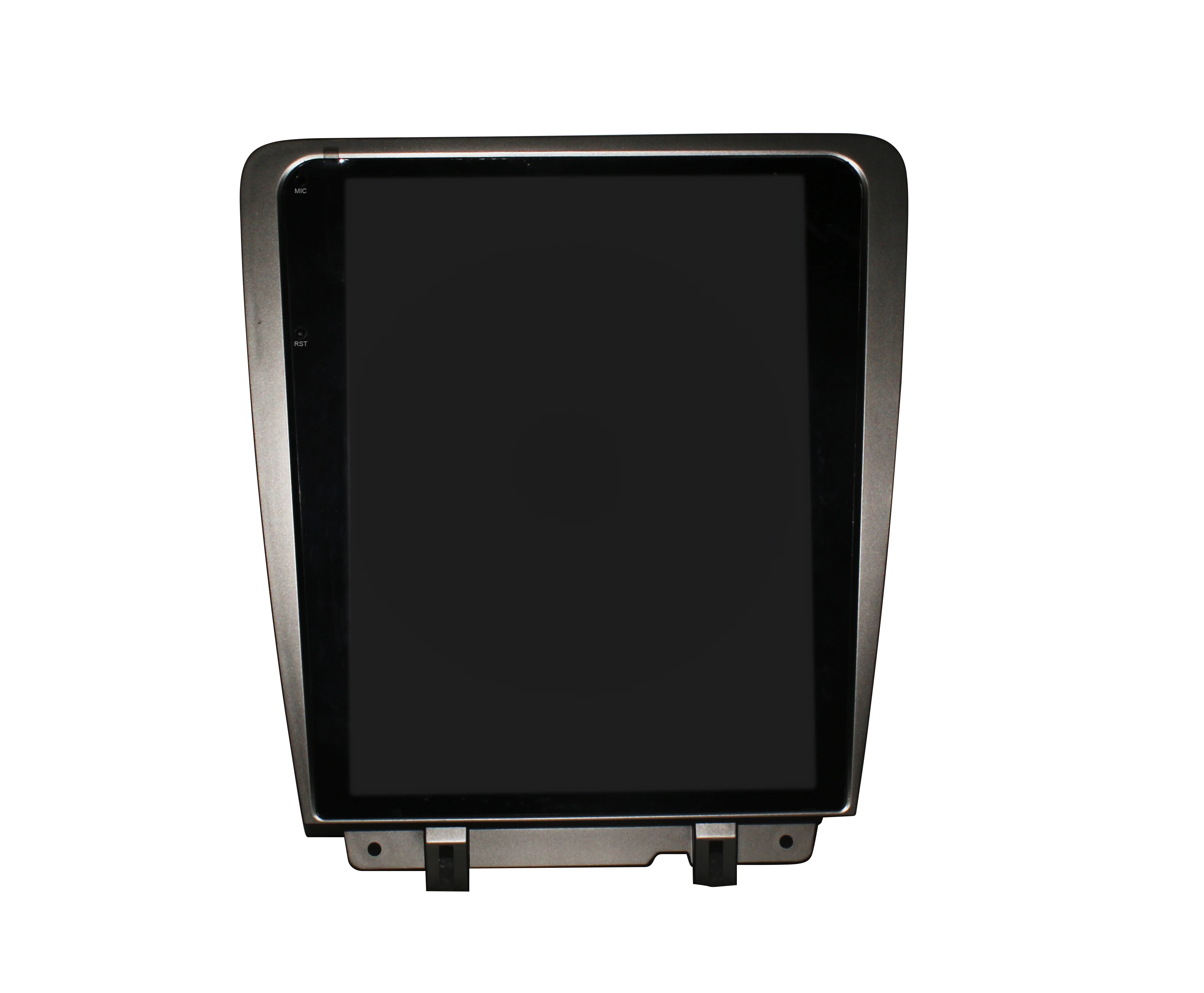 Discount Android Tesla style 12.1 inch Car DVD GPS navigation for Ford Mustang 2010-2014 Car radio player Auto stereo head unit recorder 2
