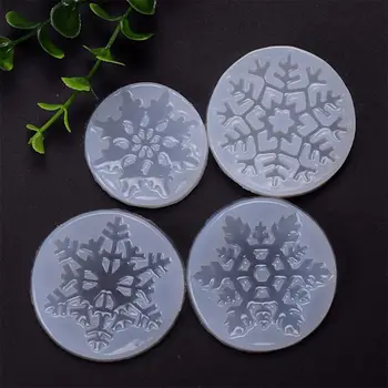 

Silicone Mold Mirror DIY Snowflake Handmade Crafts Epoxy Resin Gifts Molds