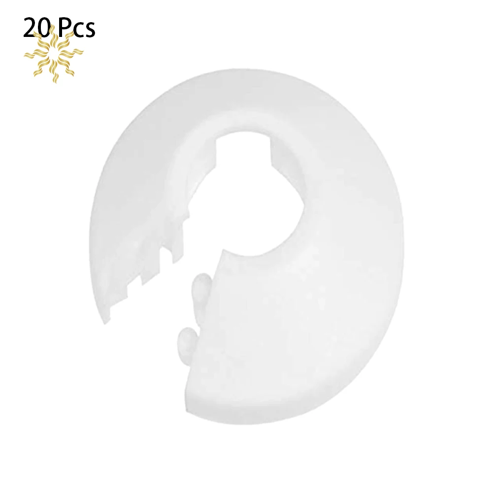 Special Offers Collares de tubería de radiador para grifo de ducha, Válvula angular, cubierta de decoración de tubería, placa a presión, accesorios para grifos de cocina, 20 Uds., K802 8bWZwp81EWX