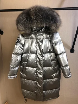Пуховик из хлопка, Женская длинная теплая зимняя куртка, Женское пальто с капюшоном, пуховик, Женская пуховая куртка, Doudoune Femme