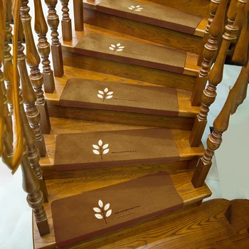 

5pcs Warm Indoor Self Adhesive Floor Tape Carpet Anti Slip Stair Tread Protector Safety Home Decoration Luminous Mat Reusable