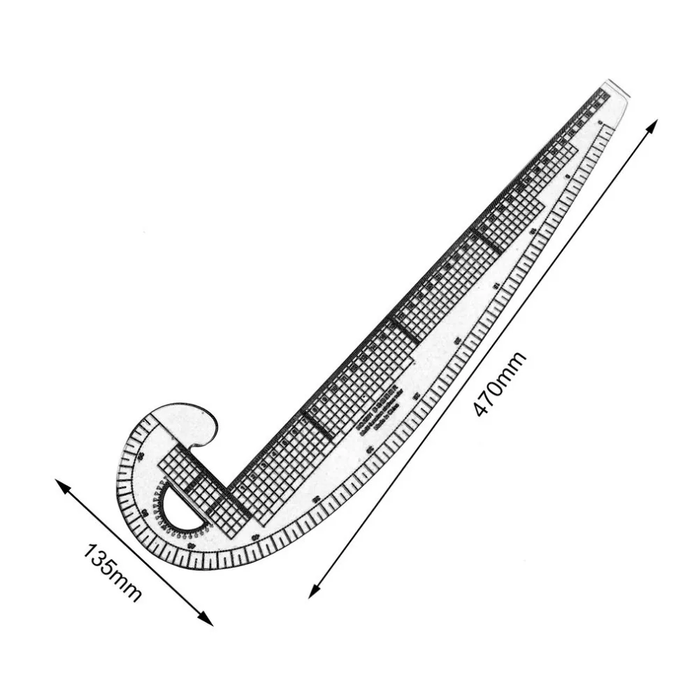 Многофункциональная Пластиковая французская кривая швейная линейка портного дизайна для изготовления одежды 360 градусов изгиб линейки измерительные инструменты