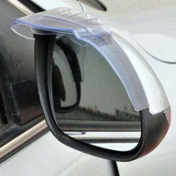 

Automobile universal type air-drying rear-view mirror rain eyebrow Cover Safe Driving rain Cover Soft Plastic pair loading
