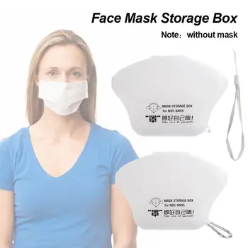 

2020 Box To Store Masks Box Holder Mask Storage Portable Mask Folding Storage Box Creative Pp Plastic Box To Store Masks Home
