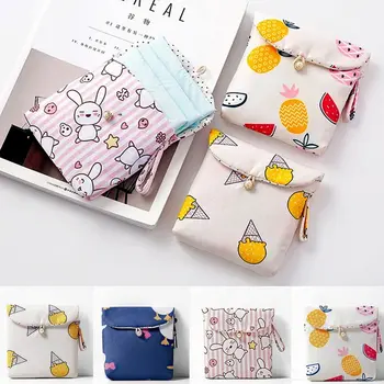 

Portable Mini Bags Waterproof Sanitary Pad Pouch Napkin Towel Storage Bag Credit Card Holder Coin Purse Cosmetics Headphone Case