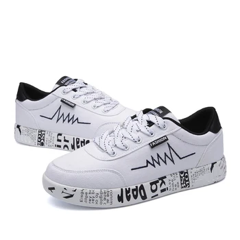 

Unisex Fashion Alphabet Graffiti Shoes Woman Vulcanized Shoe Light Breathable Mesh Shoes Men Casual Sneakers Sapato Feminino