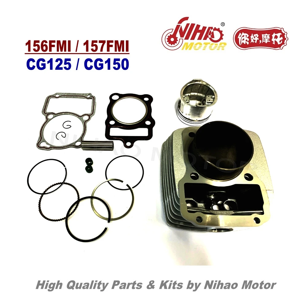 L3 51 CG150 цилиндр в сборе JIALING 70 деталей 162FMJ мотоцикл Cub двигатель запасные C70 Nihao Mot