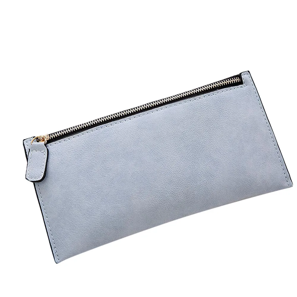 Женский Длинный мягкий кошелек на молнии с бахромой кожаный бумажник для карт высокое качество студенческий клатч сумка портмоне женский кошелек
