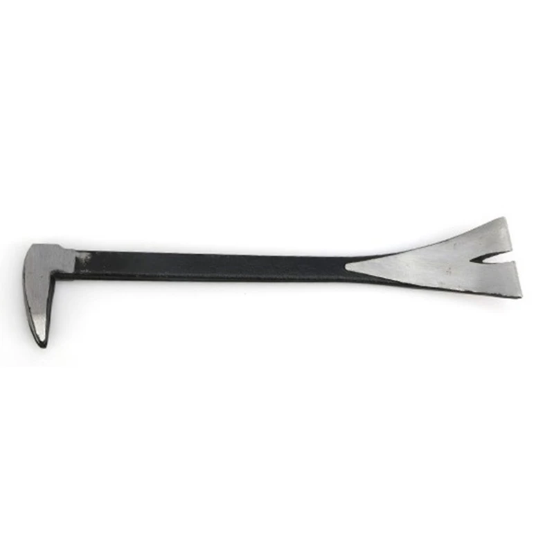 New Wrecking Bar One Rugged Removal Tool Slotted Nail Puller &amp Hardened Prying Edge Forged Carbon Steel Construction |