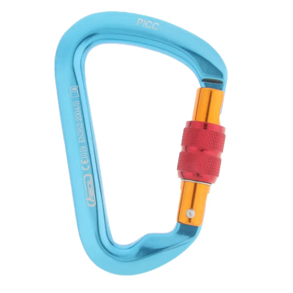 30KN Aluminum Alloy Carabiner for Outdoor Climbing Camping Hiking