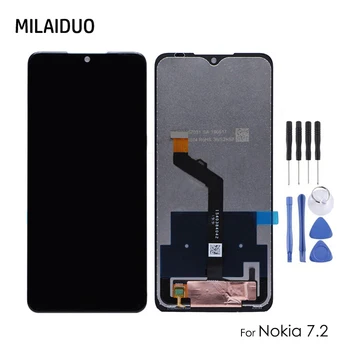 

LCD Display For Nokia 7.2 TA-1196 TA-1181 LCD For Nokia TA-1178 TA-1193 6.3" Touch Screen Digitizer Assembly Gorilla Replacement