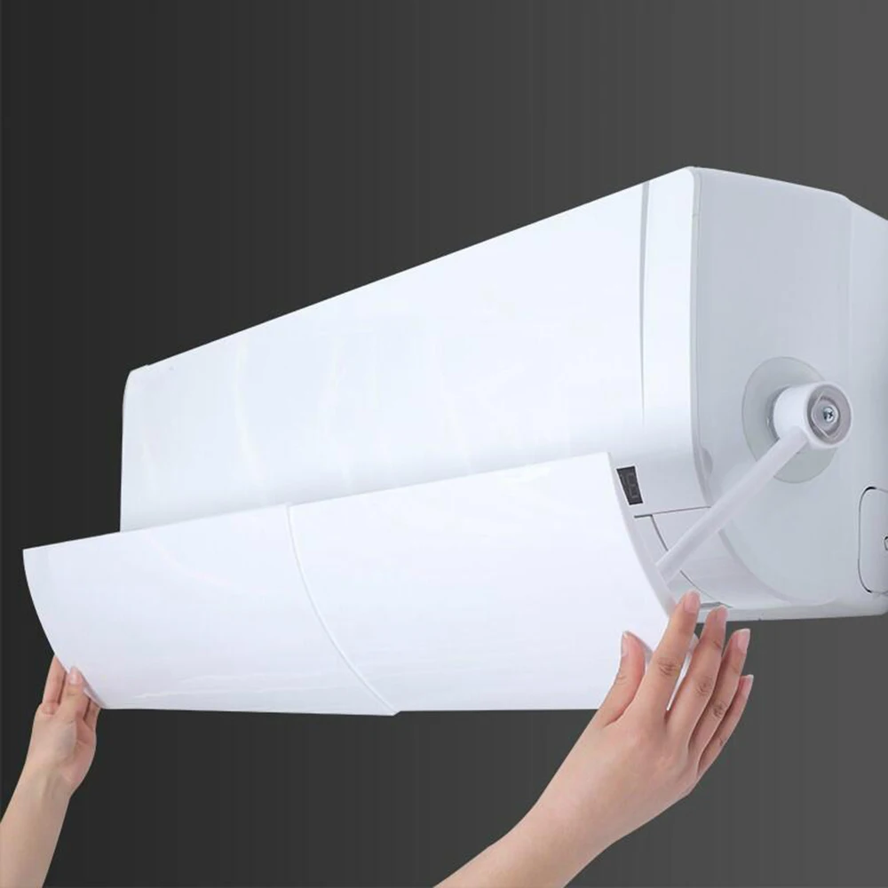 

Adjustable Air Conditioner Cover Windshield Air Conditioning Baffle Shield Wind Guide Month Straight Anti-wind Shield