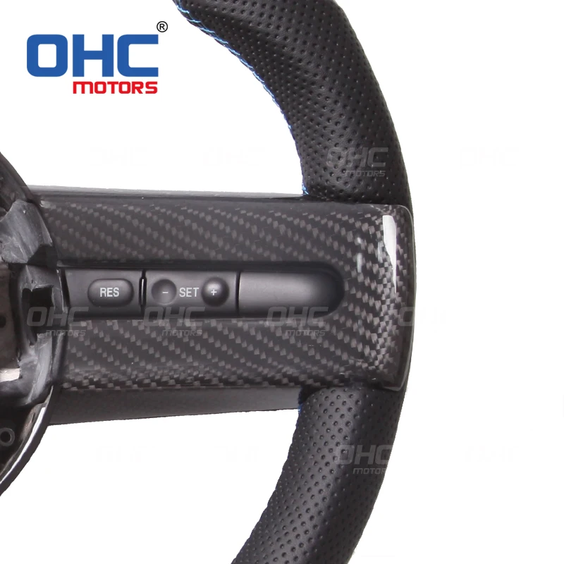 Real Carbon Fiber Steering Wheel for Ford Mustang