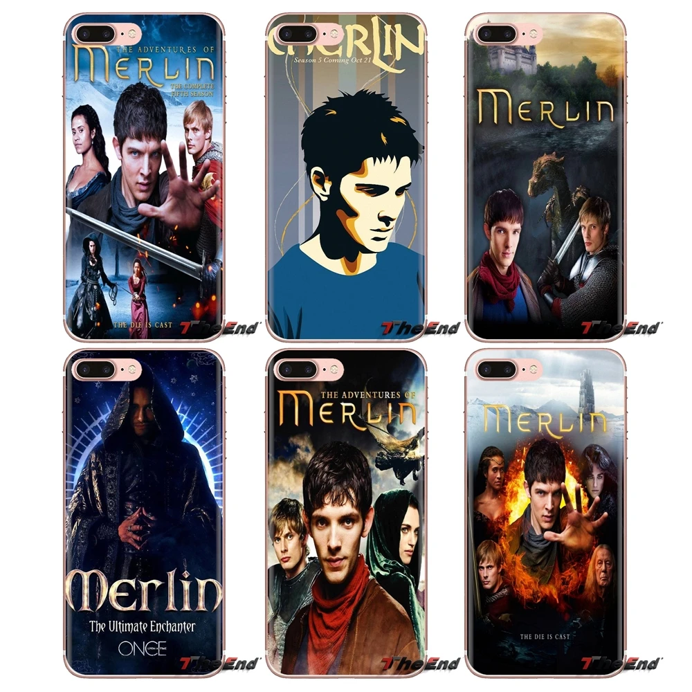 Для iPod Touch Apple iPhone 4 4s 5 5S SE 5C 6 6S 7 8 X XR XS Plus MAX мягкий прозрачный чехол Merlin Series постер