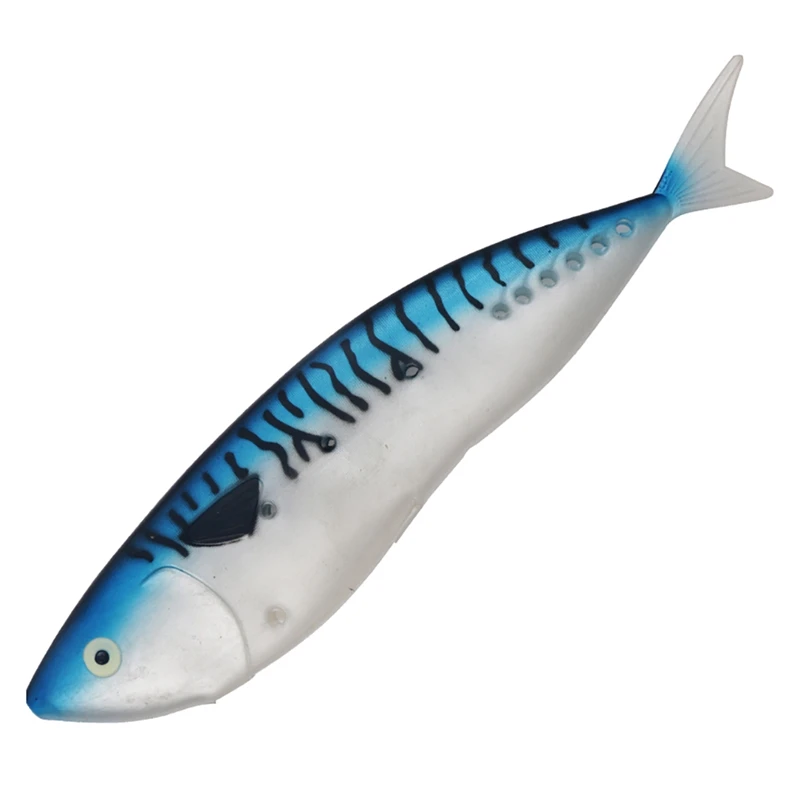 

Lifelike Hollow-out Casting Soft Spanish Mackerel Lure Artificial Bait False Fish Shape Lures Spanish Ocean Fishing Accessories