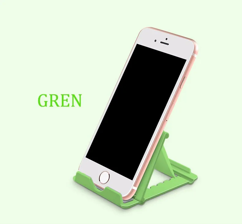 Вращающийся планшет гибкий держатель для телефона для iphone универсальный сотовый Настольный стенд для телефона Подставка для планшета мобильный стол поддержки - Цвет: green
