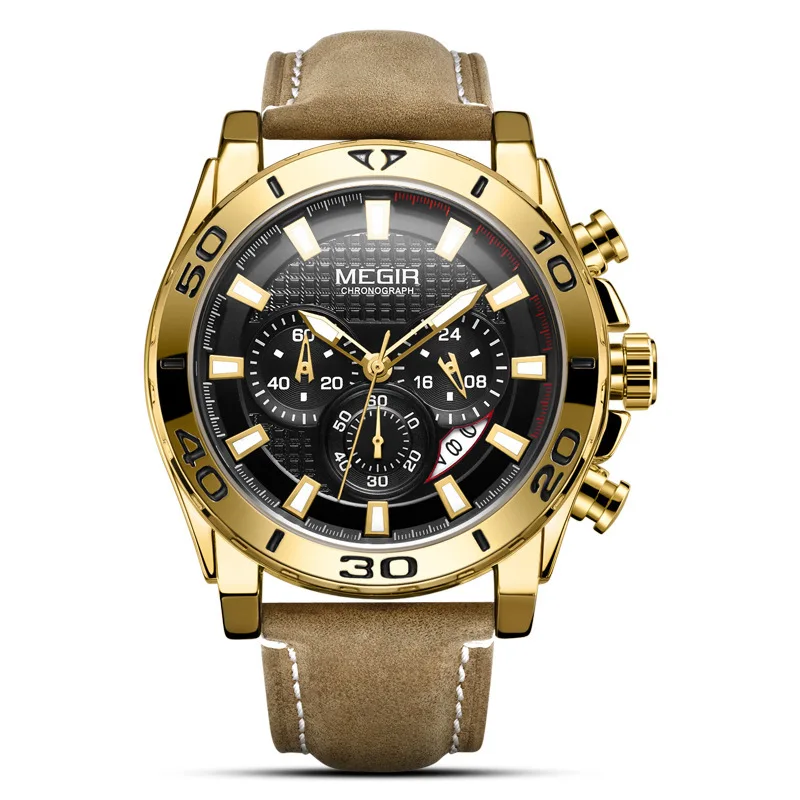 

Megir Watch Men's Brand Watch Men's Douyin Hot Selling Multi-functional Sports Watch