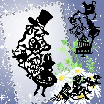 

Grite 3 Styles Fairy Girl Series Metal Steel Cutting Dies Stencils for Making Scrapbooking DIY Album Paper Cards Embossing Dies