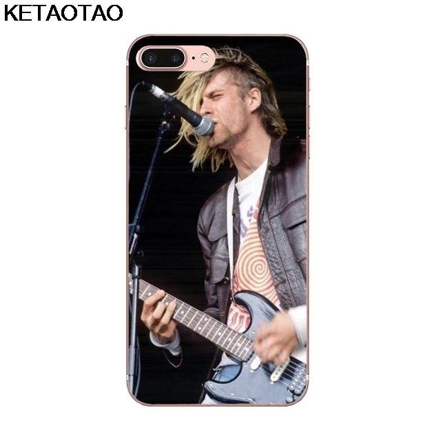 KETAOTAO Курт Кобейн, Нирвана рок-группы чехол для телефона s для iPhone 6 7 8 Plus X XS XR 11 Pro Чехол кристально чистый мягкий TPU чехол s - Цвет: Бежевый