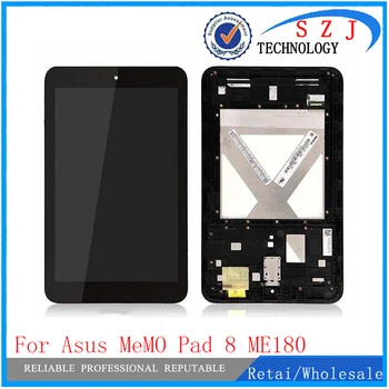 

New 8'' inch tablet For Asus MeMO Pad 8 ME180 ME180A digitizer touch screen with lcd display assembly Frame Free shipping