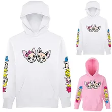 Милый свитер; пальто с капюшоном для малышей; детская одежда для девочек с героями мультфильмов; на молнии; с капюшоном; черное пальто; одежда