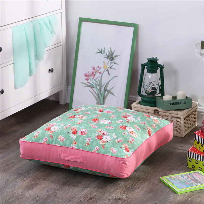 

Bed Sheet Cotton Printed Window Cushion Tatami Cushion Sofa Cushion Large Backrest
