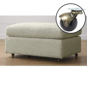 

4pcs 1.5 Inches Small Caster Wheels Set For Sofa Furniture Bench Ottoman Steel