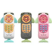 Электронный игрушечный телефон детский мобильный телефон развивающие Обучающие игрушки музыка ребенок младенец телефон лучший подарок для ребенка