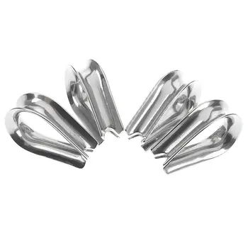 

10 PCS 3mm Wire Rope Thimbles for 3mm wire Stainless Steel
