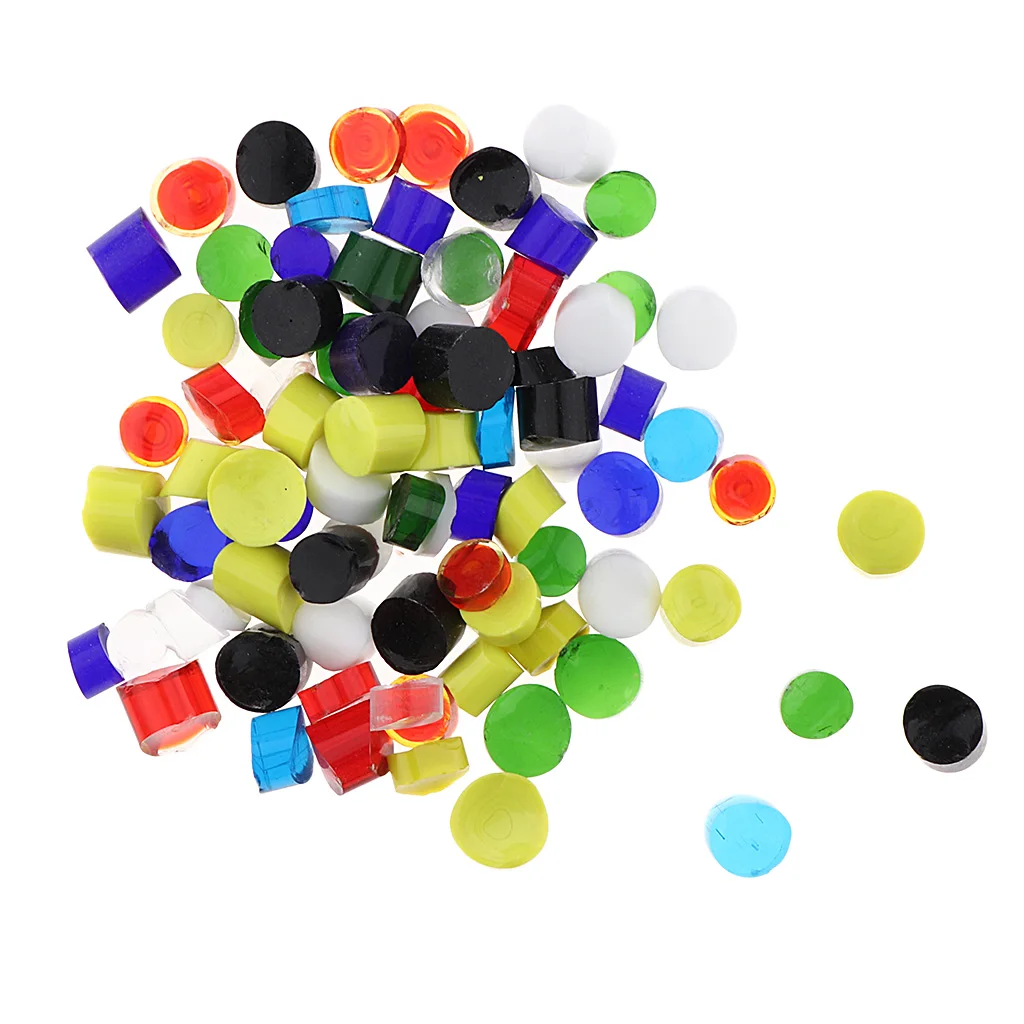 20g /Pack Millefiori Glass/ Fusing Glass Loose Beads -Lampwork Crafts Art Glass DIY With Fresh Color And Floral Design