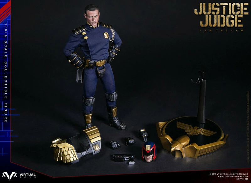 Vts Toys Vm 023 Heavy Armored Special Cop Judge Dredd W 2 Heads 1 6 Figure Action Figures Aliexpress