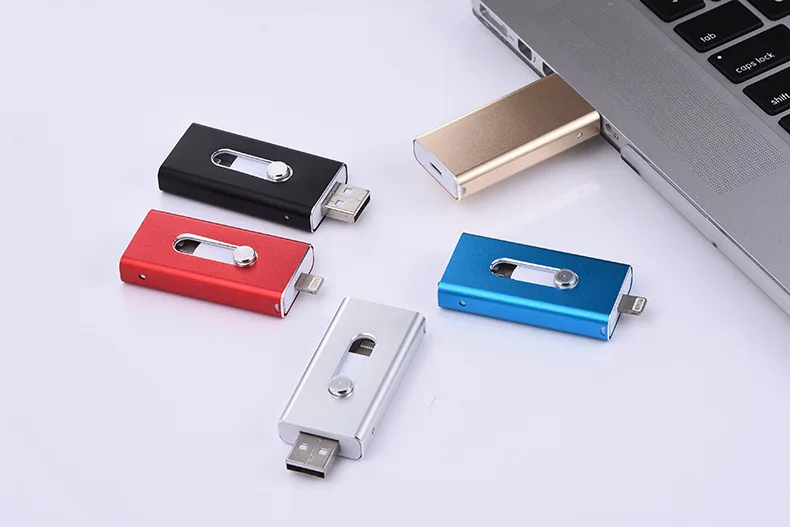 Usb флэш-накопитель для iphone 8/7/7 plus/6 Plus/6s plus/5/5S/5C/ipad 8 Гб оперативной памяти, 16 Гб встроенной памяти, 32 ГБ флэш-накопитель 64 Гб 128 ГБ с поддержкой технологии OTG usb 3,0 флеш-накопитель