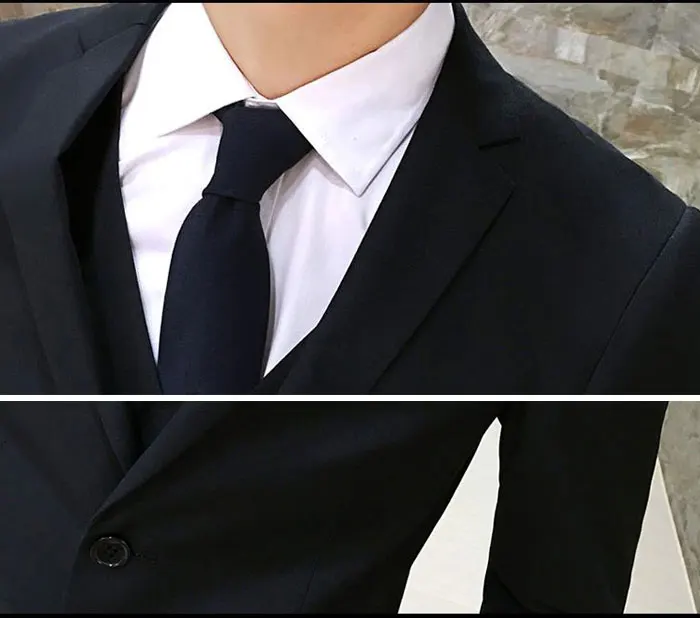 3Pcs/Set Luxury Plus Size Men Suit Set Formal Blazer +Vest +Pants Suits Sets Oversize For Men's Wedding Office Business Suit Set