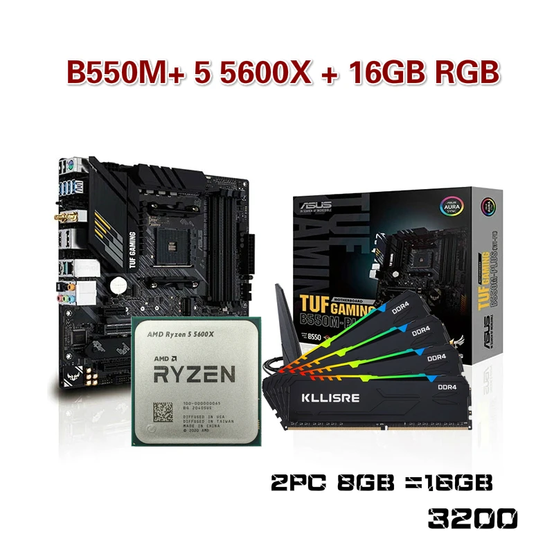 AMD Ryzen 5 5600x + DDR4 16GBメモリセット Ryzen 5 5600x + 16gb