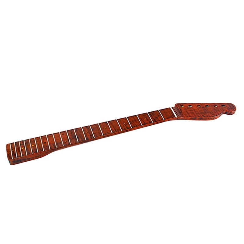 

21 Fret Guitar Neck Fretboard Maple Inlaid Back for TL Guitar Neck Replacement
