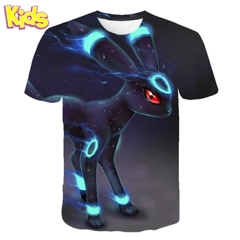 

Super Cool Mashup kids T Shirt 3D Top Mewtw X Elf Pet Kingdom Luigi Nintendo Geek Simple Splicing boys and girls Tee Tops