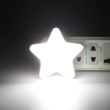 

LED Night Light Sensor Control Energy Saving Mini Lamp Living Room Bedroom EU Plug Lighting Children'S Night Light
