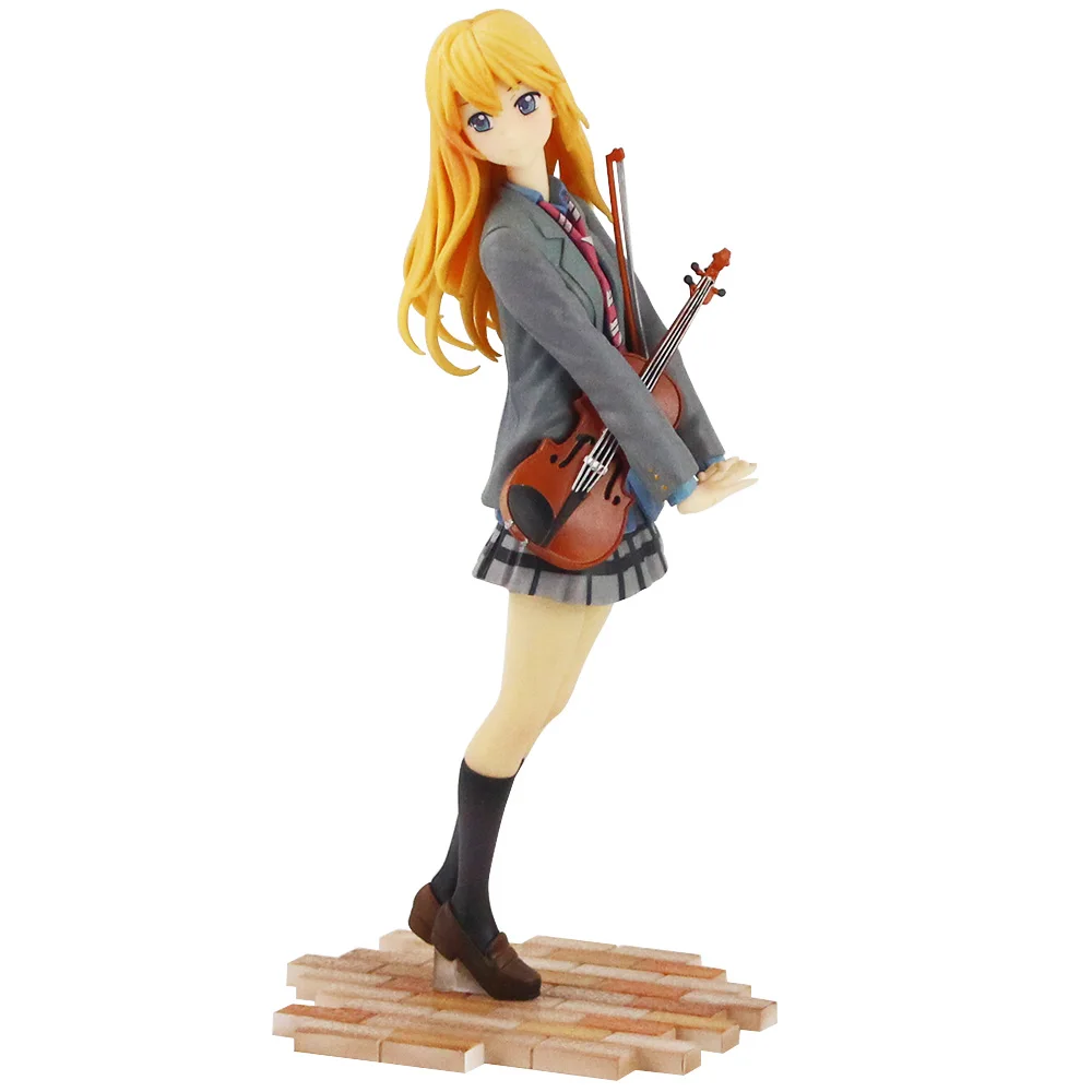Аниме 20 см ваша лжа в April Kaori Miyazono униформа для скрипки Ver. Экшн фигурка девочек