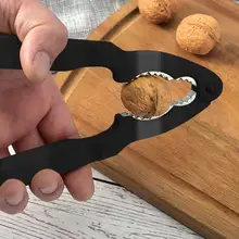 Грецкий орех клип Шеллер открыть ядерный мощный черная ручка плоскогубцы Гайка открывалка Многофункциональный кухонный гаджет