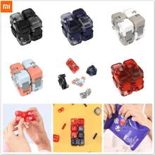 Multicolore Xiaomi Mitu Spinner doigt briques jouets briques blocs de construction pièces Cubes magiques Xiomi MiHome enfants cadeaux noir rouge bleu(China)
