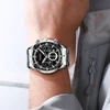 CURREN Luxury Fashion Quartz Watches Classic Silver and black Clock Male Watch Men's Wristwatch with Calendar Chronograph ► Photo 3/6