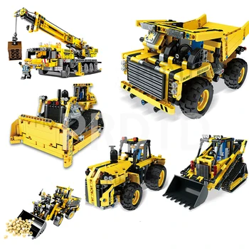 

MOULD KING Engineering Crane Remote Control RC Car Truck Crawler Building Blocks City Technic RC Toys Children Bricks
