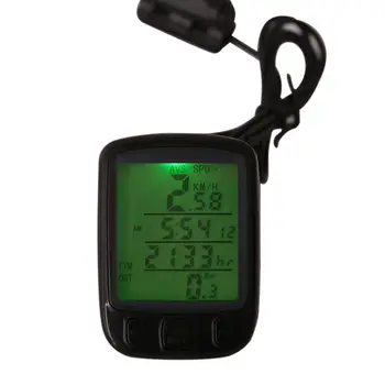 

LCD Backlight Bike Computer Waterproof Sunding Bicycle Computer Multifunction Cycling Bike Speedometer Odometer Power Meter